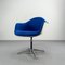 Pac Armchair with Blue Fiberglass Shell by Charles and Ray Eames for Vitra, Germany, 1970s, Image 3
