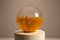 Lampe 831 in Orange von Ludovico Diaz De Santillana für Venini, 1960er 1