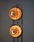 Floor Lamp with Murano Lampshades, 1970s 4
