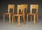Modell 66 Stühle von Alvar Aalto für Artek, 1940er, 4er Set 1
