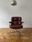 Silla de vestíbulo ES 108 de cuero marrón de Charles and Ray Eames para Vitra, años 60, Imagen 2