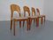 Morten Dining Chairs in Teak by Niels Koefoed for Hornslet Møbelfabrik, 1960s, Set of 4, Image 3