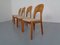 Morten Dining Chairs in Teak by Niels Koefoed for Hornslet Møbelfabrik, 1960s, Set of 4, Image 4