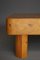 Large Vintage Brutalist Pine Coffee Table, 1960s 3
