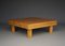 Large Vintage Brutalist Pine Coffee Table, 1960s 1
