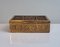Boîte à Cigarettes Art Nouveau en Laiton et Bois de Erhard & Söhne, 1920s 2
