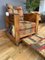 Art Deco Library Club Chair with Built-In Footstool, Cigar Tray and Shelves, 1930s 7