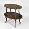 Low Etagere holandés antiguo japonés en negro y dorado, década de 1890, Imagen 4