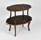 Low Etagere holandés antiguo japonés en negro y dorado, década de 1890, Imagen 9