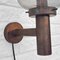 Mid-Century Outdoor Facade Lamp in Copper and Glass from Fagerhult, Sweden, 1970s, Image 9