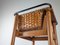 Handcrafted Braided Chestnut Chair, 1980s 6