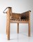 Handcrafted Braided Chestnut Chair, 1980s 11