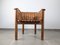 Handcrafted Braided Chestnut Chair, 1980s, Image 8