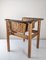 Handcrafted Braided Chestnut Chair, 1980s, Image 13