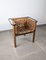 Handcrafted Braided Chestnut Chair, 1980s 14