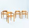 Pine Carver Dining Room Chairs by Rainer Daumiller for Hirtshals Sawmill, 1970s, Set of 4 1