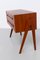 Moderner dänischer Vintage Teak Nachttisch von Ap Møbler Svenstrup, 1960er 9