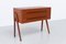 Moderner dänischer Vintage Teak Nachttisch von Ap Møbler Svenstrup, 1960er 1