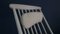 Braced White Wooden Rocking Chair, Scandinavia, 1960s, Image 3