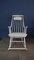 Braced White Wooden Rocking Chair, Scandinavia, 1960s, Image 10