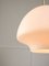 Mid-Century Modern Italian Opaline Glass and Brass Pendant Lamp 12