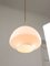 Mid-Century Modern Italian Opaline Glass and Brass Pendant Lamp 2