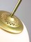 Mid-Century Modern Italian Opaline Glass and Brass Pendant Lamp 9