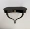 Black Wall-Mounted Console Tables attributed to Guglielmo Ulrich, 1950s, Set of 2 8