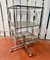 Chrome Steel Revolving Bookcase in the style of DLG Max Sauze, Image 1
