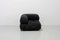 Vintage Black Camaleonda Sofa with 5 Elements by Mario Bellini for C&B Italia 3