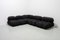 Vintage Black Camaleonda Sofa with 5 Elements by Mario Bellini for C&B Italia 1