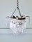 Crystal 2-Tier Waterfall Chandelier, 1960s 2