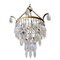 Crystal 3-Tier Waterfall Chandelier, 1920s 1