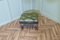 Walnut and Leather Chesterfield Library Ottoman, 1960s 3