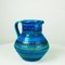 Mid-Century Italian Rimini Blu Ceramic Jar attributed to Aldo Londi for Bitossi, 1960s 7