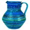 Mid-Century Italian Rimini Blu Ceramic Jar attributed to Aldo Londi for Bitossi, 1960s 1