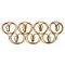 Large Rattan Wall Coat Rack attributed to Franca Helg & Franco Albini for Bonacina, Italy, 1960s, Image 1