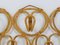 Large Rattan Wall Coat Rack attributed to Franca Helg & Franco Albini for Bonacina, Italy, 1960s, Image 7