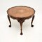 Antique Figured Walnut Pie Crust Coffee Table, 1920s 1