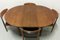 Mid-Century Extendable Teak Dining Table from Vanson, 1960s, Image 7
