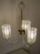 Vintage Art Deco Murano Glass Chandelier attributed to Ercole Barovier for Barovier & Toso, 1930s 3