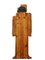 Artistic Three Silhouette Wooden Screen, 1970s 11