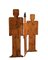 Artistic Three Silhouette Wooden Screen, 1970s 7