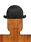 Artistic Three Silhouette Wooden Screen, 1970s 4