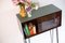 Mid-Century Modern Vitrine in Sage Green 4