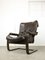 Vintage Lounge Chair in Leather, 1970s 8