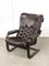 Vintage Lounge Chair in Leather, 1970s 1