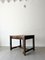 Primitive Ebonised Rustic Side Table in Stained Pine, 1700s, Image 1