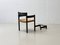 Chair with Footrest by Robert Hausmann for Stein Am Rhein, 1960s, Set of 2 3