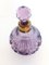 Bouteille de Parfum Lilas en Verre Taillé à la Main et Laiton, 1940s 8